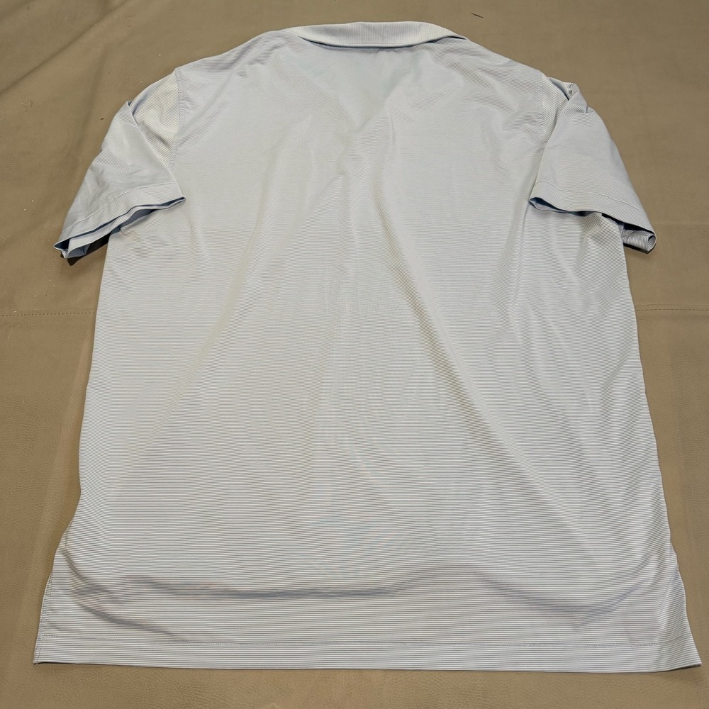Peter Millar  Pacific Dunes Golf Summer Comfort XXL Polo Shirt Blue Stripe-6901 - Picture 7 of 8
